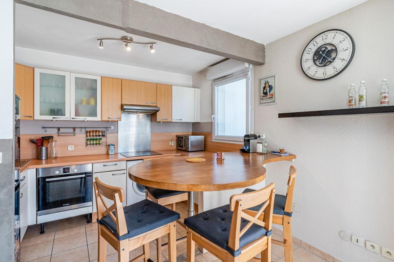 La Joliette; Duplex 2 Chambres, Parking Inclus+ Terrasse+ Ascenseur Marseilles Exterior foto